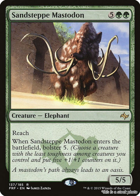 Sandsteppe Mastodon