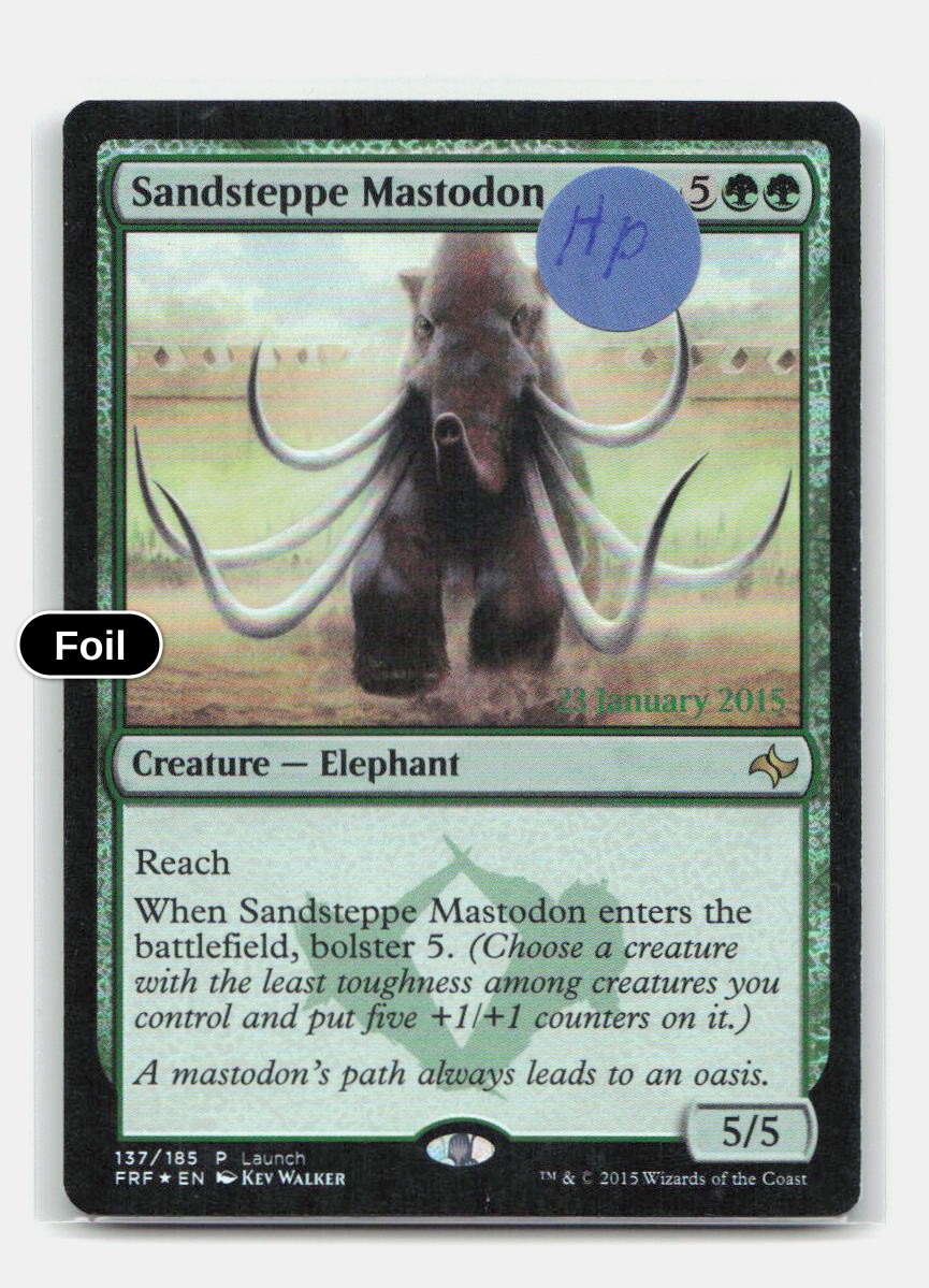 Sandsteppe Mastodon