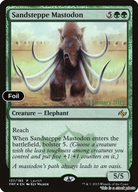 Sandsteppe Mastodon