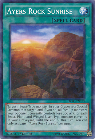 Ayers Rock Sunrise [BP03-EN183] Shatterfoil Rare