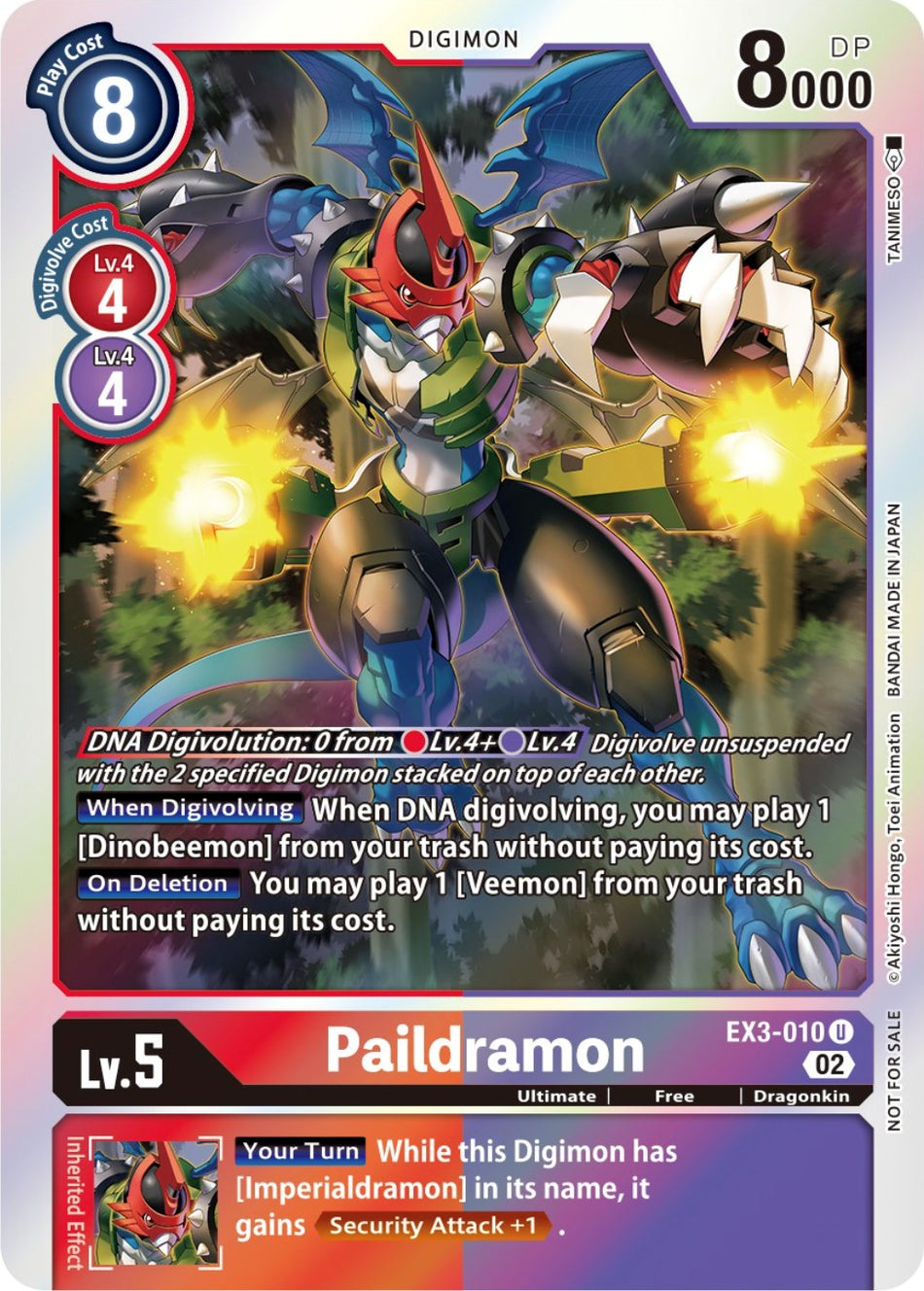 Paildramon [EX3-010] (Alternate Art) [Draconic Roar]