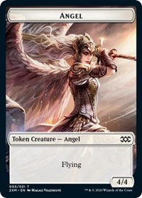 Angel // Treasure Double-Sided Token [Double Masters Tokens]