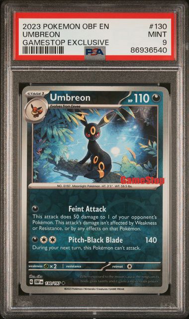 Umbreon Gamestop promo PSA 9