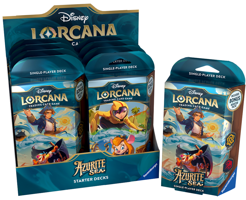 DISNEY LORCANA AZURITE SEA STARTER DECKS