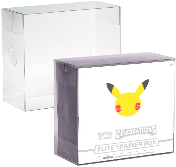 ER DISPLAY CASE PROTECTOR FOR POKEMON ETB 5PK