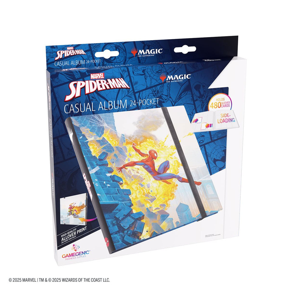 24-PKT MAGIC THE GATHERING MARVEL'S SPIDER MAN BINDER