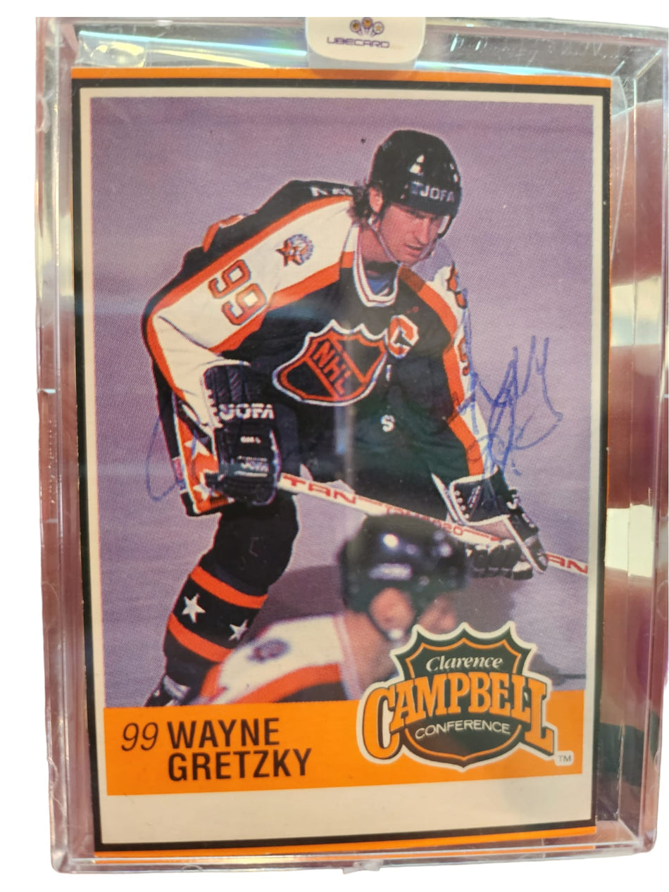 Wayne Gretzky AUTOGRAPH Jell-o Card 1990 NHLPA No. 66