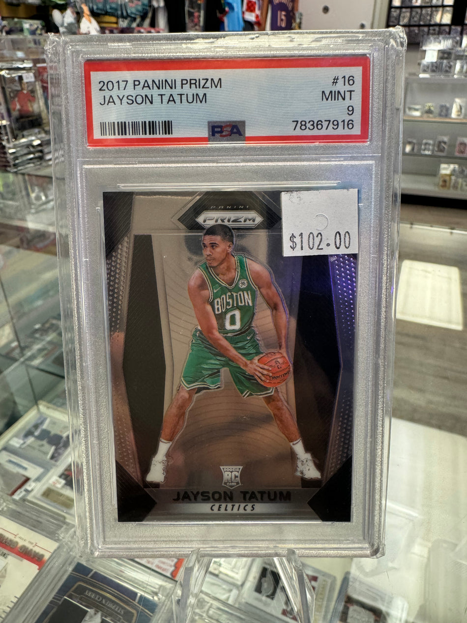 Panini 2017-18 Prizm Basketball Jayson Tatum Celtics PSA No.16 Mint