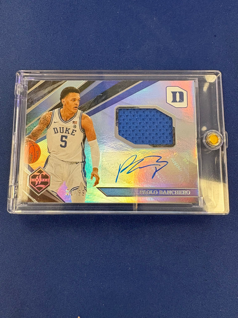 2022 PANINI CHRONICLES LIMITED DRAFT PICKS PAOLO BANCHERO RPA /99
