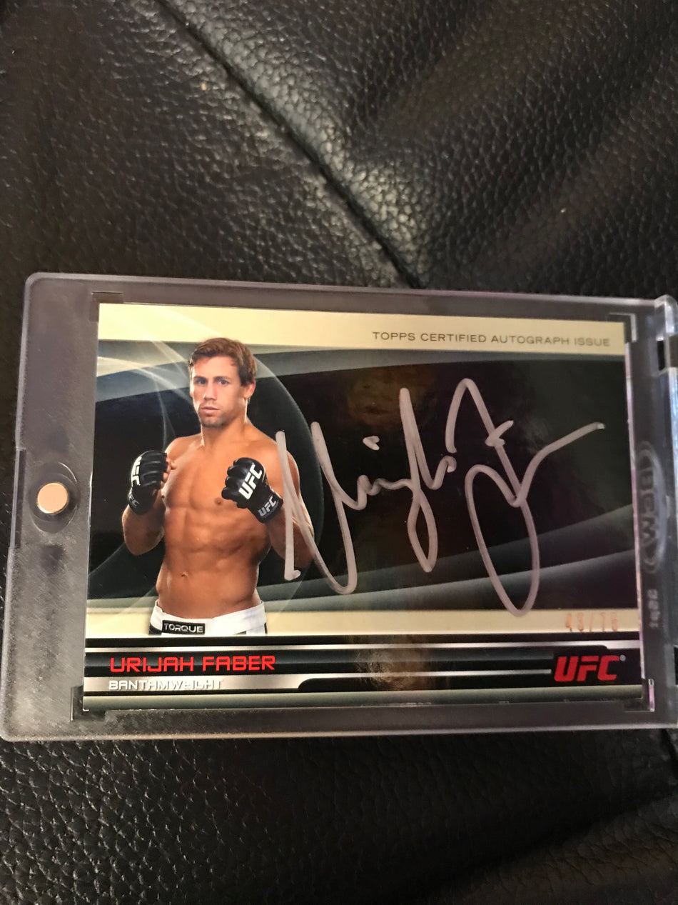 TOPPS 2013 UFC Urijah Faber Bantamweight FC-UF 43/75