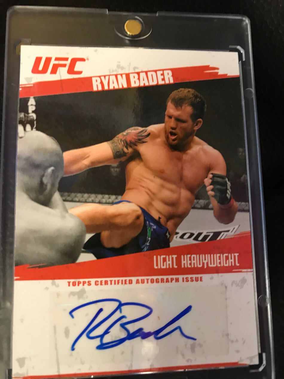 TOPPS 2009 UFC Ryan Bader Light Heavyweight FA-RB