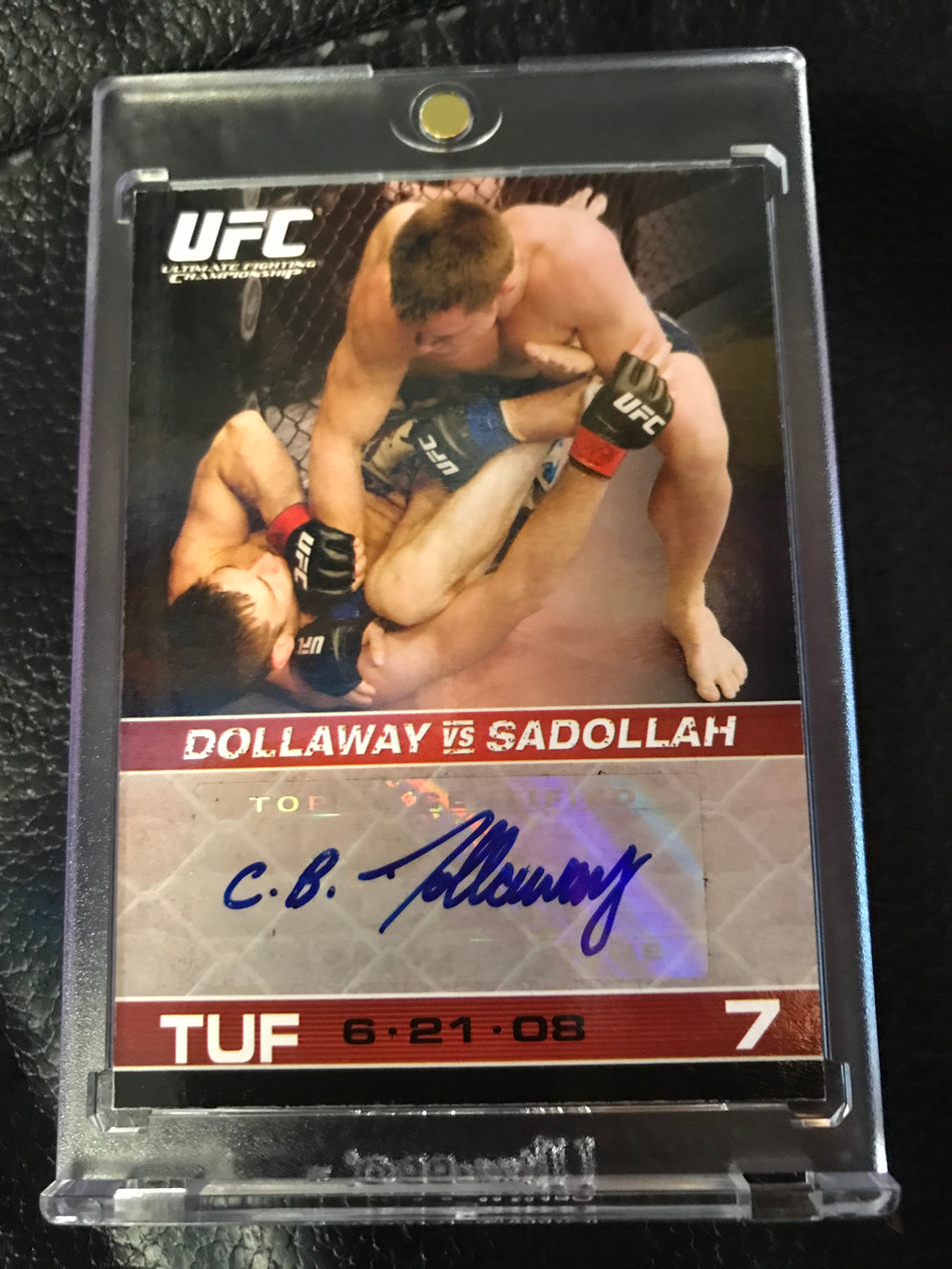 TOPPS 2009 UFC Dollaway vs Sadollah Tuf 7 A-CBD