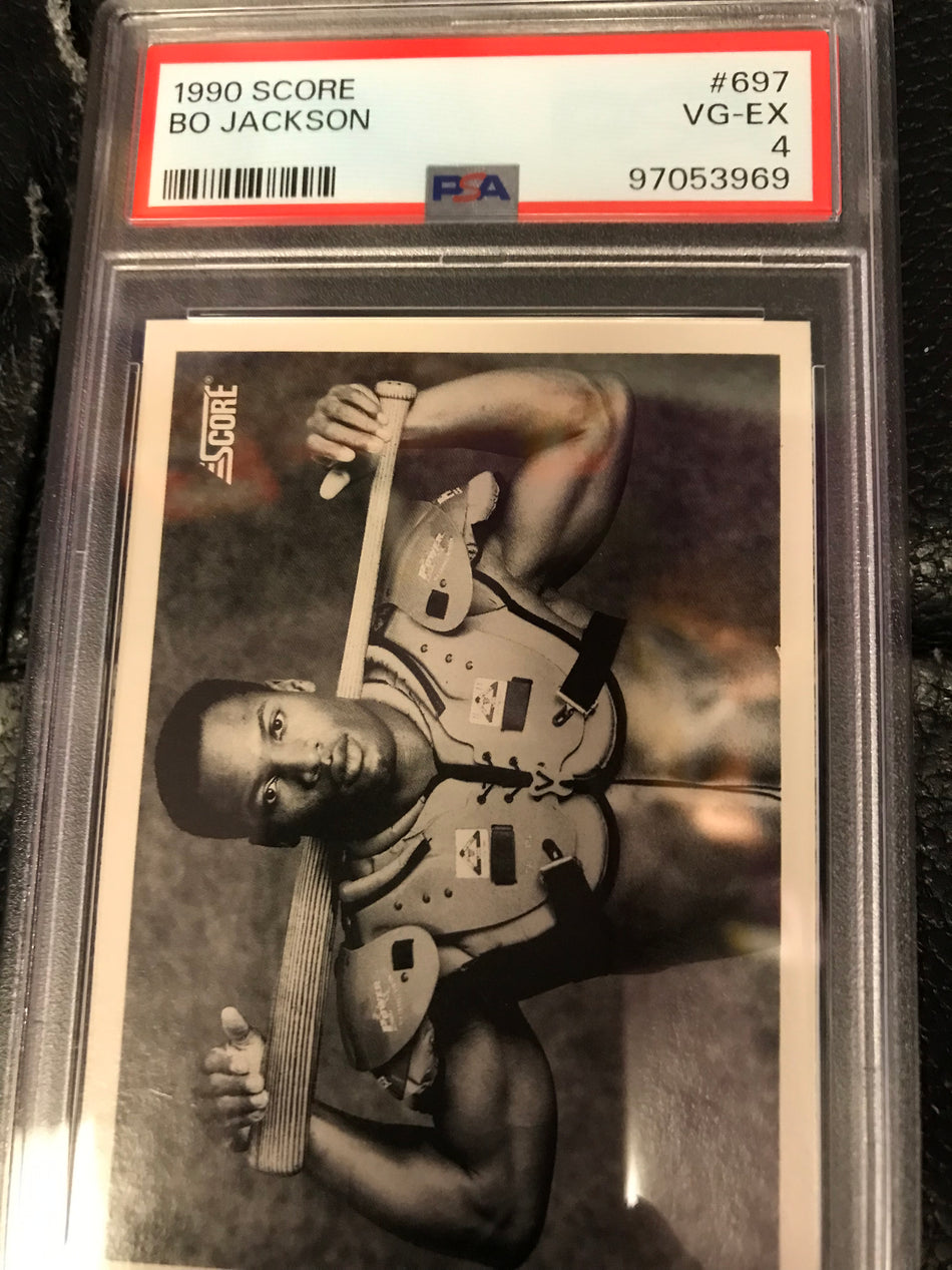 1990 Score Bo Jackson #697 VG-EX 4 PSA