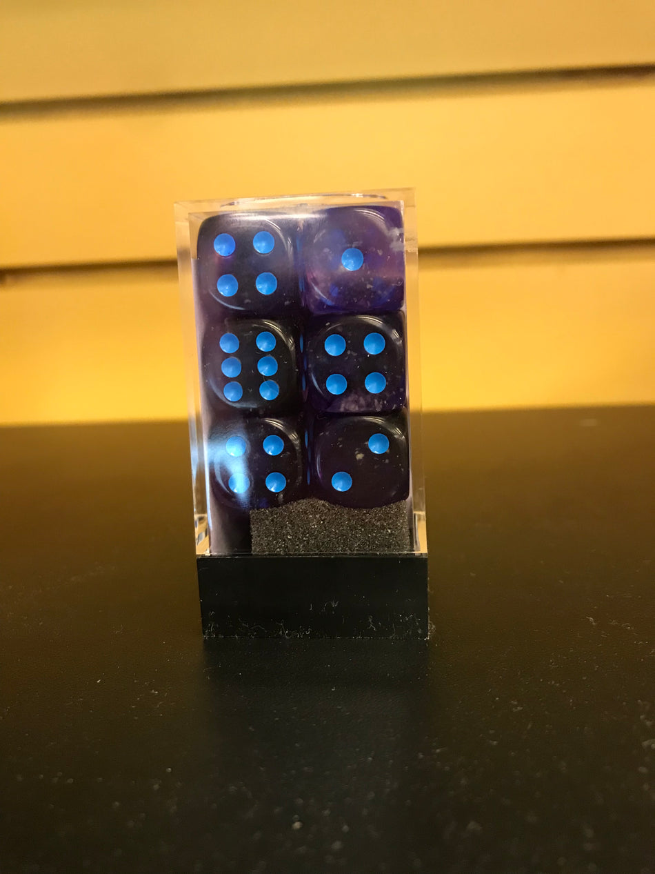 SIGNATURE 16MM DICE BLOCKS NOCTURNAL BLUE