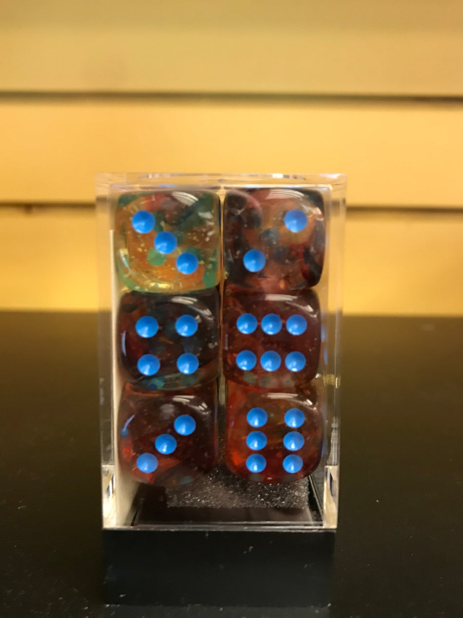 SIGNATURE 16MM DICE BLOCKS PRIMARY/BLUE