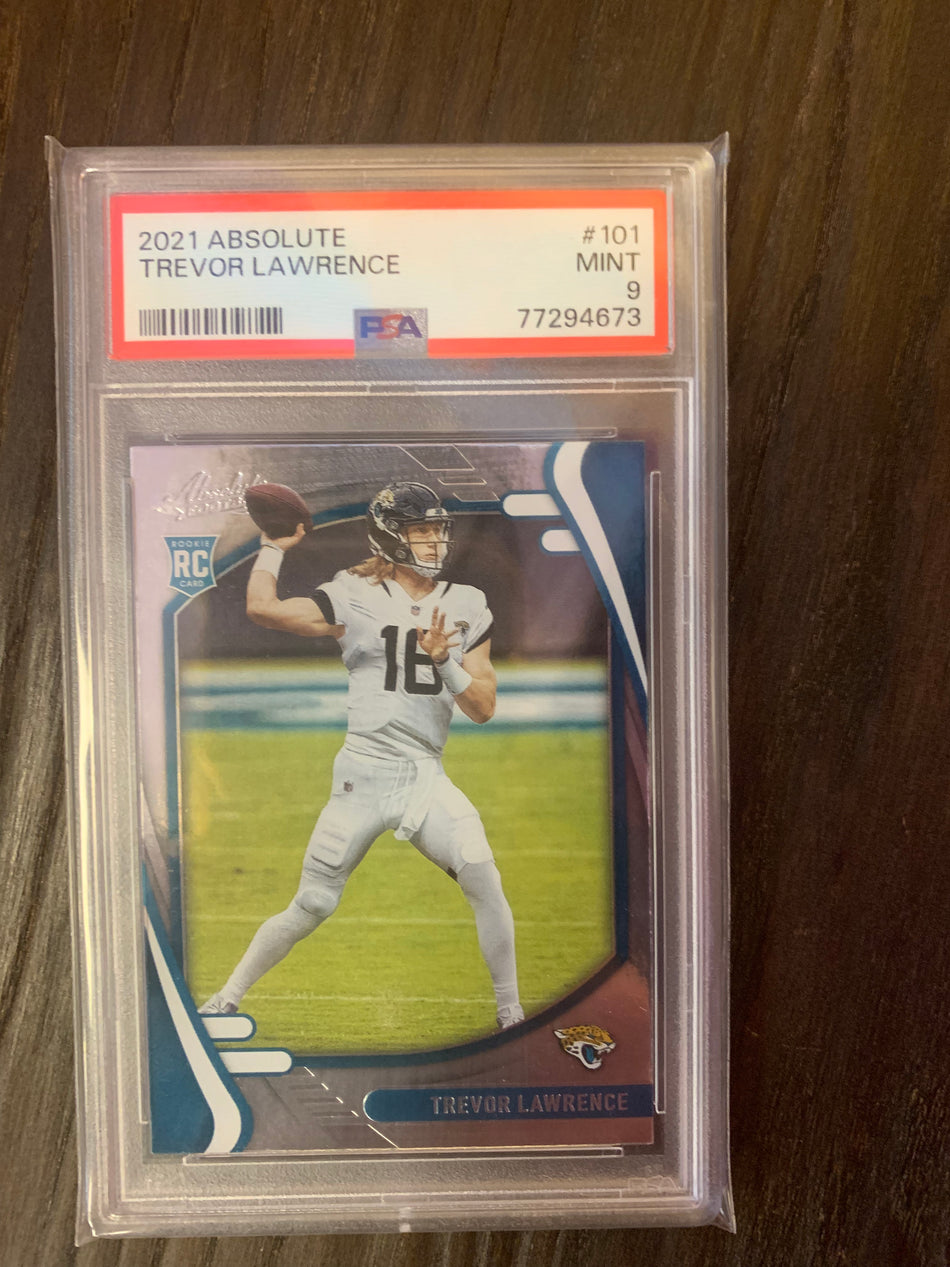 2021 ABSOLUTE TREVOR LAWRENCE #101 PSA 9