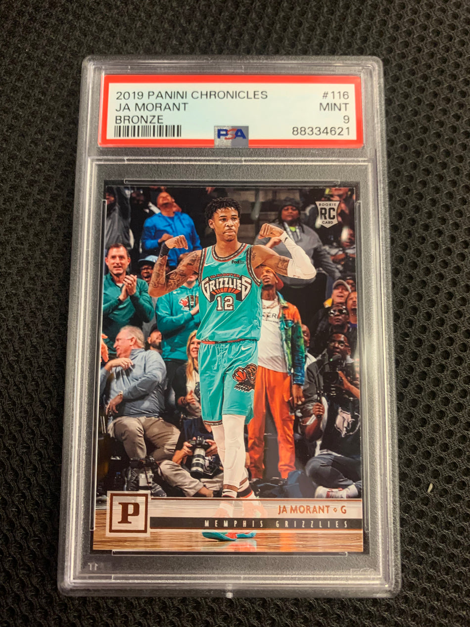 2019 PANII CHRONICLES JA MORANT BRONZE #116 PSA 9