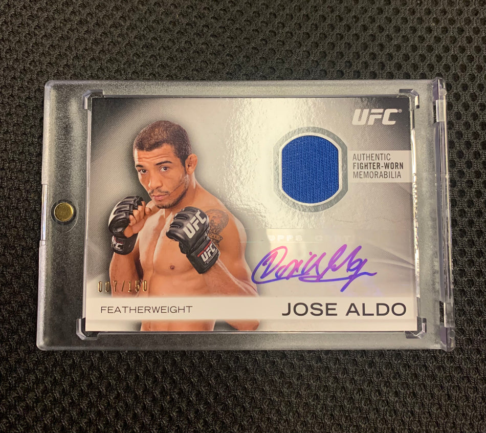 2012 TOPPS UFC JOSE ALDO PATCH AUTO AFG-JA