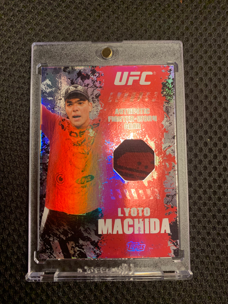 2010 TOPPS UFC LYOTO MACHIDA PATCH FR-LM