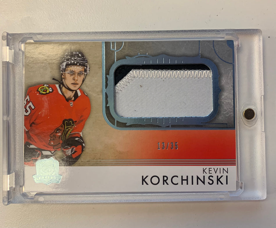 2023-24 THE CUP KEVIN KORCHINSKI ROOKIE RINK GALLERY PATCH /35
