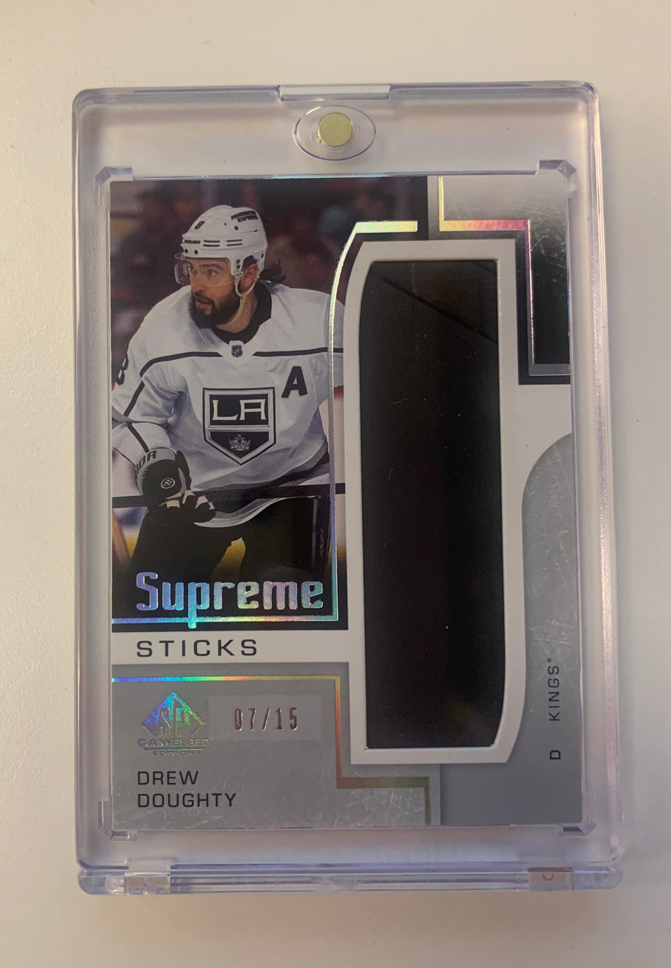 2024-25 SP GAME USED DREW DOUGHTY SUPREME STICKS /15