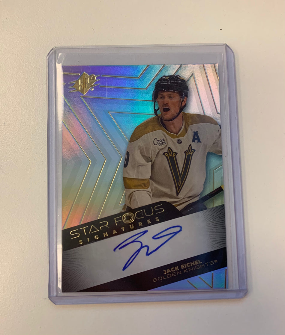 2024-25 SPx JACK EICHEL STAR FOCUS SIGNATURES AUTO