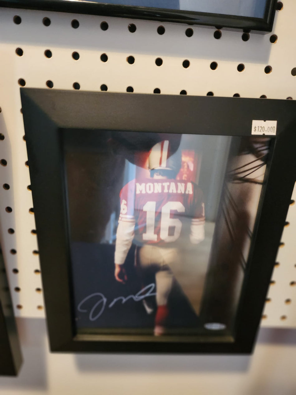 JOE MONTANA 8x10 Framed Autograph Picture