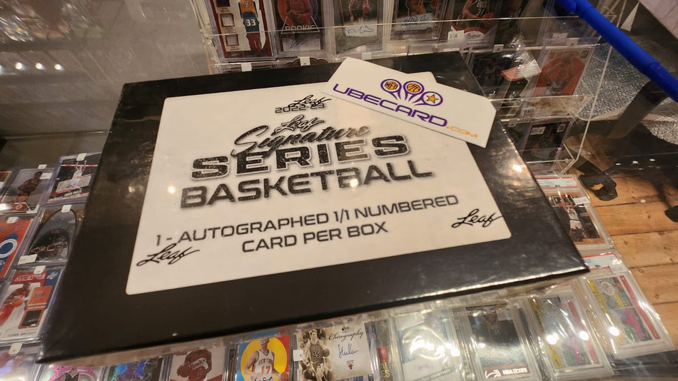 2022-23 Leaf Signature Series Basketball HOBBY BOX 1/1 Autograph