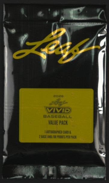 2026 LEAF VIVID BASEBALL VALUE PACK