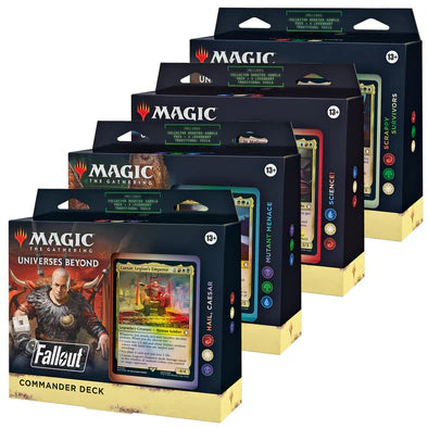 MAGIC THE GATHERING FALLOUT COMMANDER DECKS