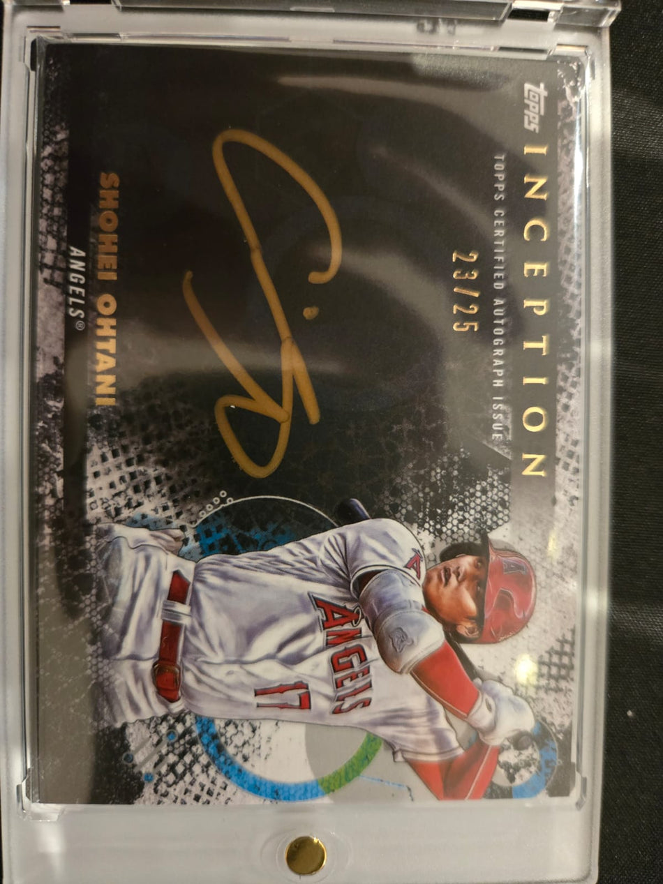 2022 Topps Inception SHOHEI OHTANI No. ISS-SO Sign /25 Gold Ink Auto