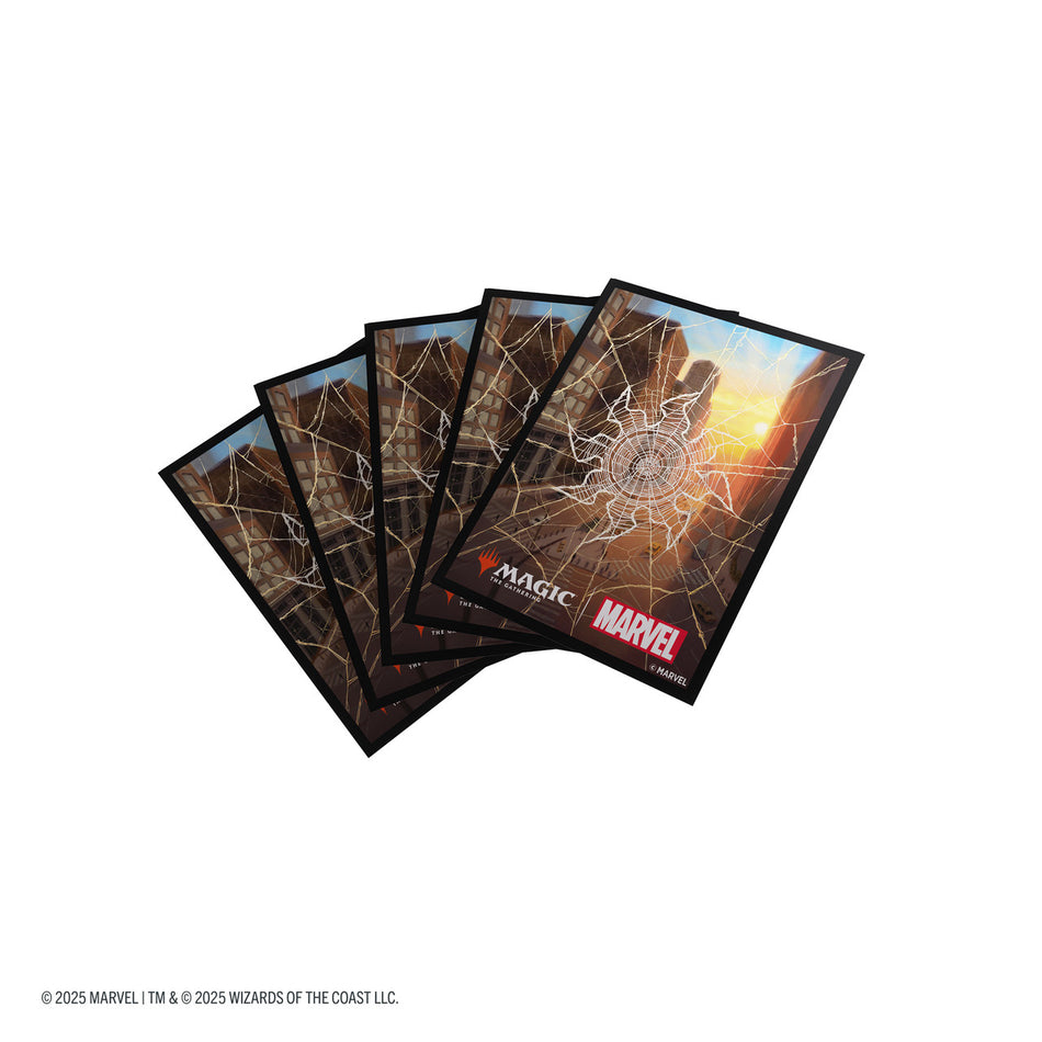 Sleeves - Magic: The Gathering - Marvel's Spider-Man Art Sleeves 66x92 mm (105 ct) Plains