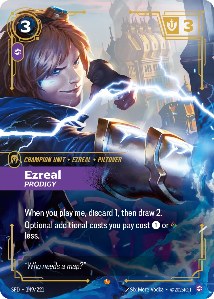 Ezreal, Prodigy (149/221) Riftbound