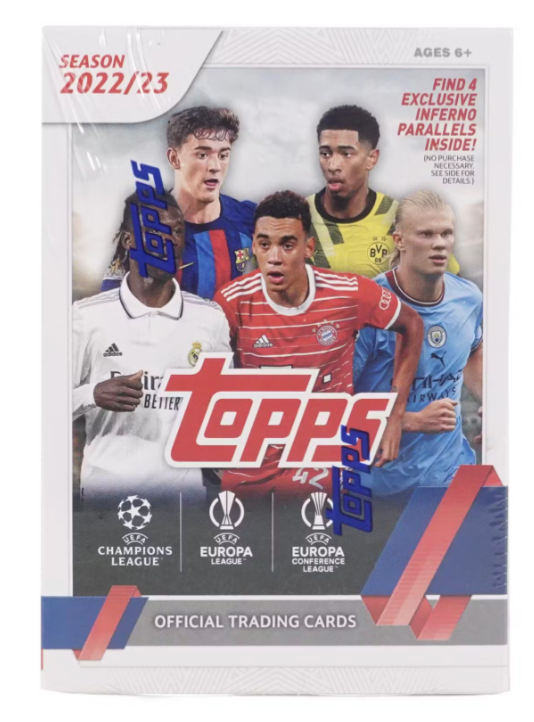 2022/23 Topps UEFA Club Competitions Soccer Blaster Box