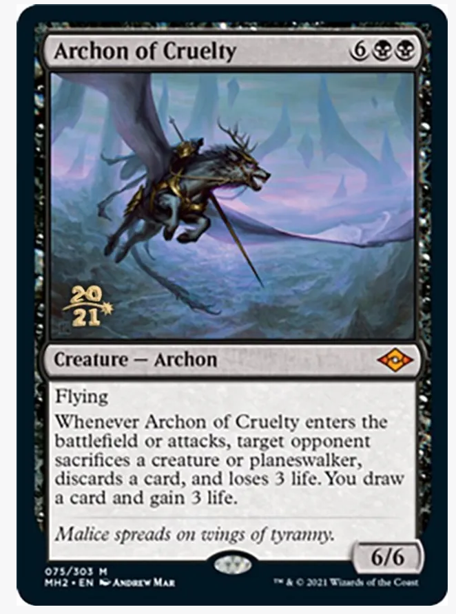 Archon of Cruelty - Magic The Gathering