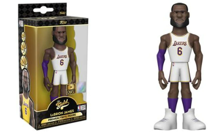 Funko Gold Premium Vinyl Figure CHASE NBA Lakers Lebron James