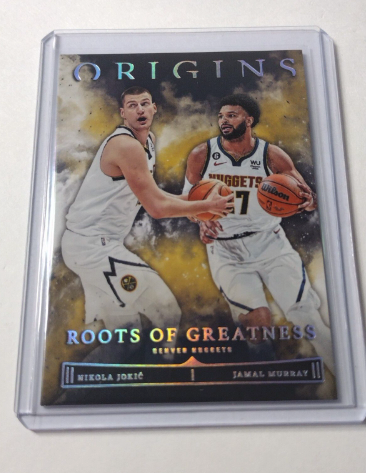 2022-23 Origins Roots of Greatness Nikola Jokic Jamal Murray Nuggets #13 SSP