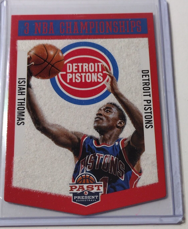 2012-13 Past and Present Championship Banners #6 Isiah Thomas Detroit Pistons