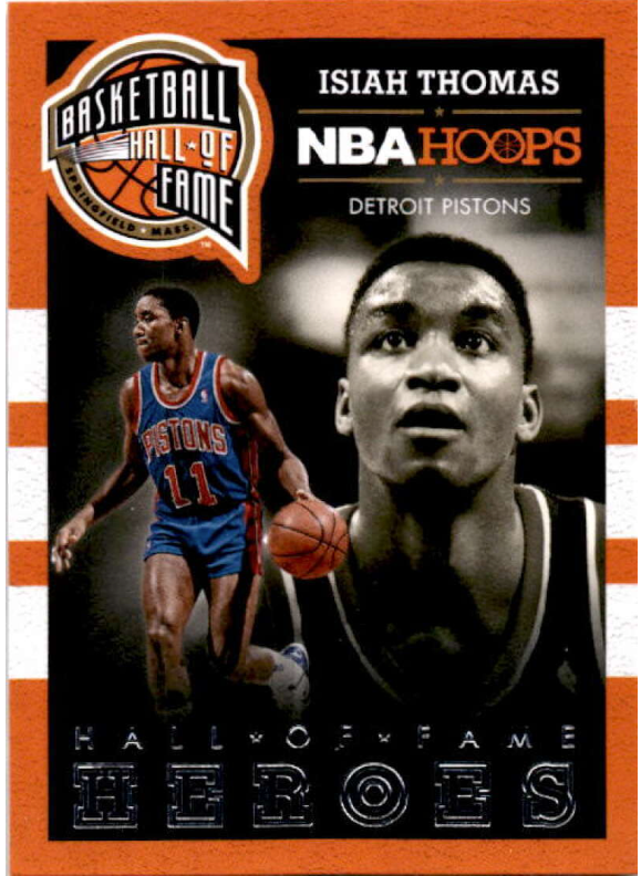 2013-14 Panini Hoops Hall of Fame Heroes #1 ISIAH THOMAS Detroit Pistons