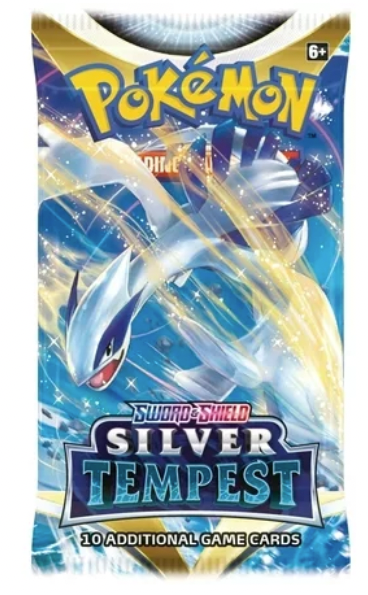 Pokemon TCG: Sword & Shield - Silver Tempest Booster Pack [Card Game, 2 Players]