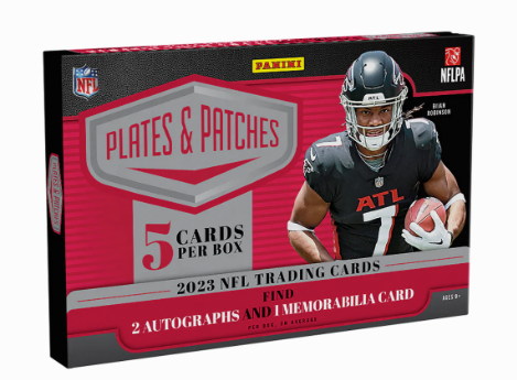 2023 NFL Panini Plates and Patches Football Hobby Box