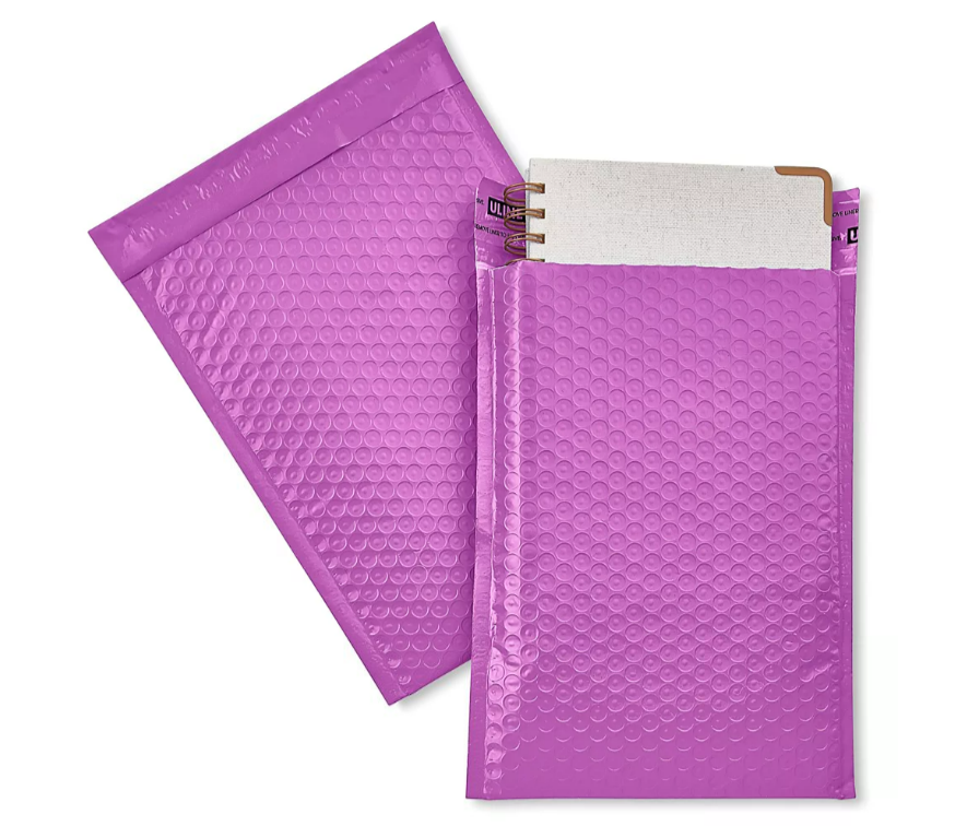 Colored Poly Bubble Mailers #1 - 7 1⁄4 x 12", Purple