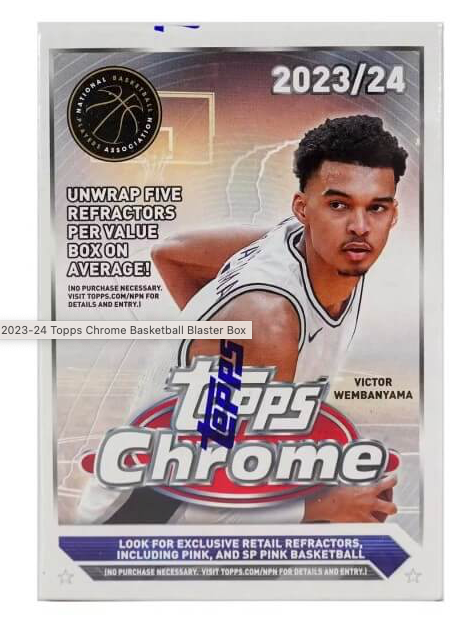 2023/24 TOPPS CHROME BASKETBALL VALUE BOX