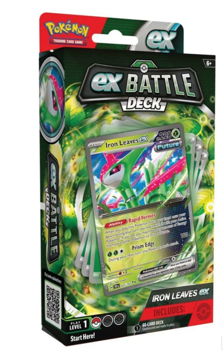 POKEMON BATTLE DECKS IRON LEAVES EX