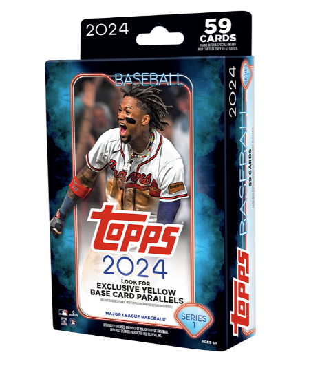 2024 Topps MLB Series 1 Hanger Pack - 59 Cards