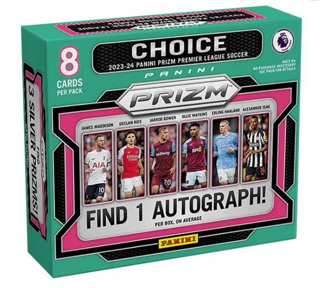 2023-24 Panini EPL Prizm CHOICE Soccer HOBBY BOX