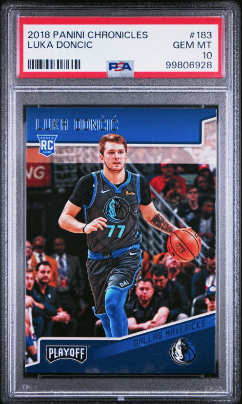 2018 PANINI CHRONICLES #183 LUKA DONCIC ROOKIE PSA 10