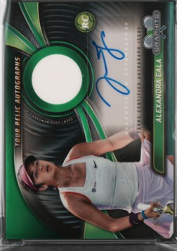 2024 TOPPS GRAPHITE TENNIS TOUR RELIC AUTOS ALEXANDRA EALA ROOKIE RC 13/50