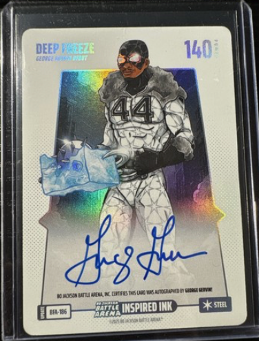 Bo Jackson Battle Arena Update Inspired Ink Deep Freeze George Gervin BFA-186
