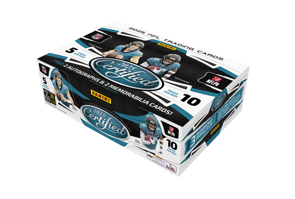 2025 Panini Certified NFL Trading Card Box (Hobby)
